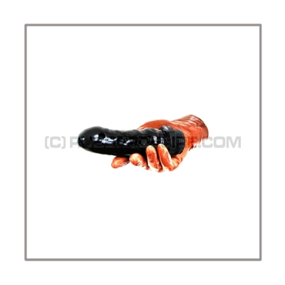 Sniff penis dildo with gas mask thread and 6 breathing openings